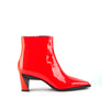 POLY BOOTIE MID FLUO RED