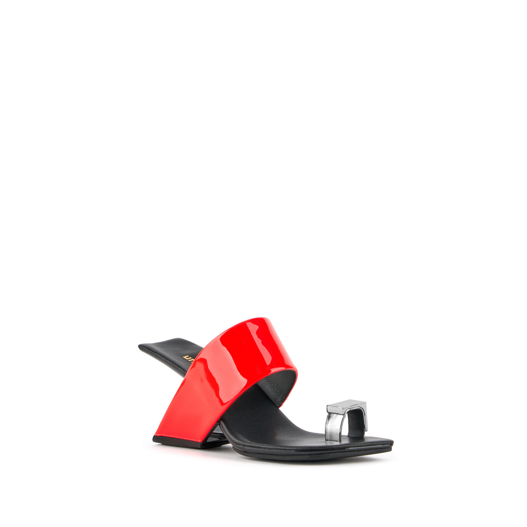 LOOP TOE HI CUBE RING FLUO RED