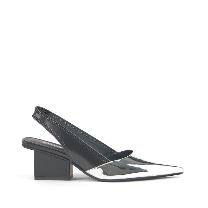 RAILA SLINGBACK MID BLACK AND SILVER