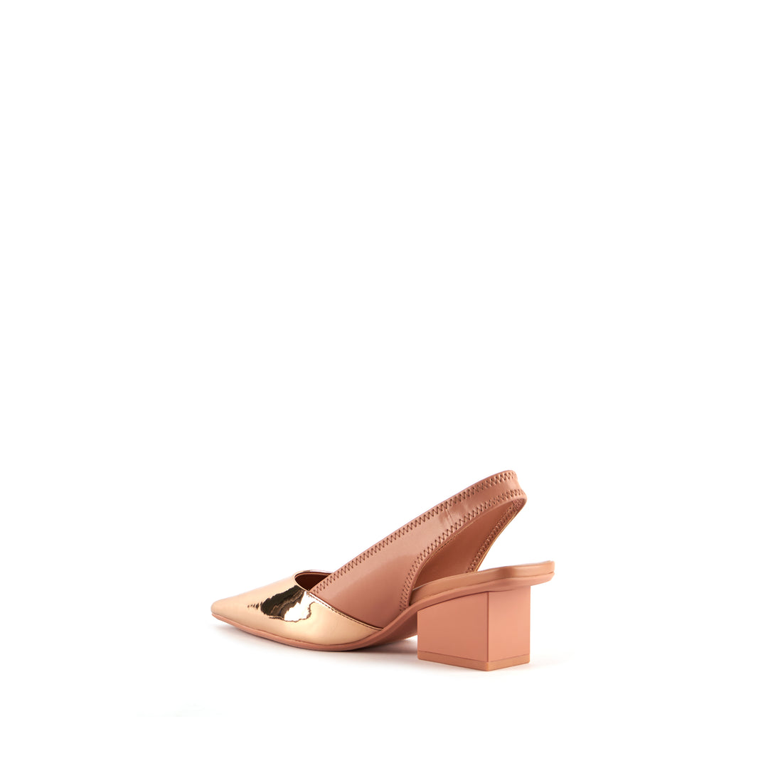 RAILA SLINGBACK MID ROSE GOLD