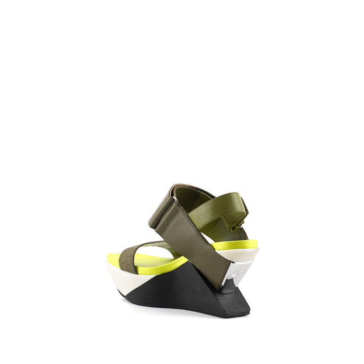 DELTA WEDGE SANDAL OLIVE