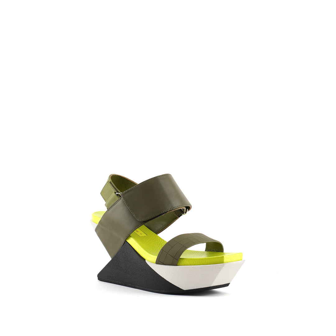 DELTA WEDGE SANDAL OLIVE