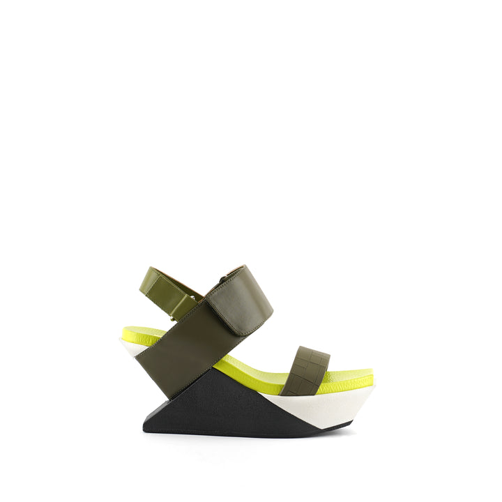 DELTA WEDGE SANDAL OLIVE